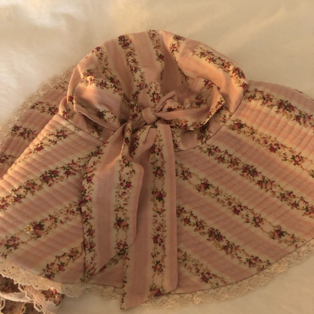 NWT LoveShackFancy Georgetta hat in macaroon